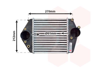 VAN WEZEL Kompressoriõhu radiaator 27004188